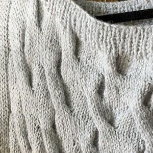 Grey Acrylic Sweater